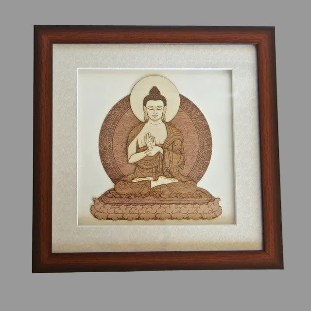Handcarved Buddha Shakyamuni