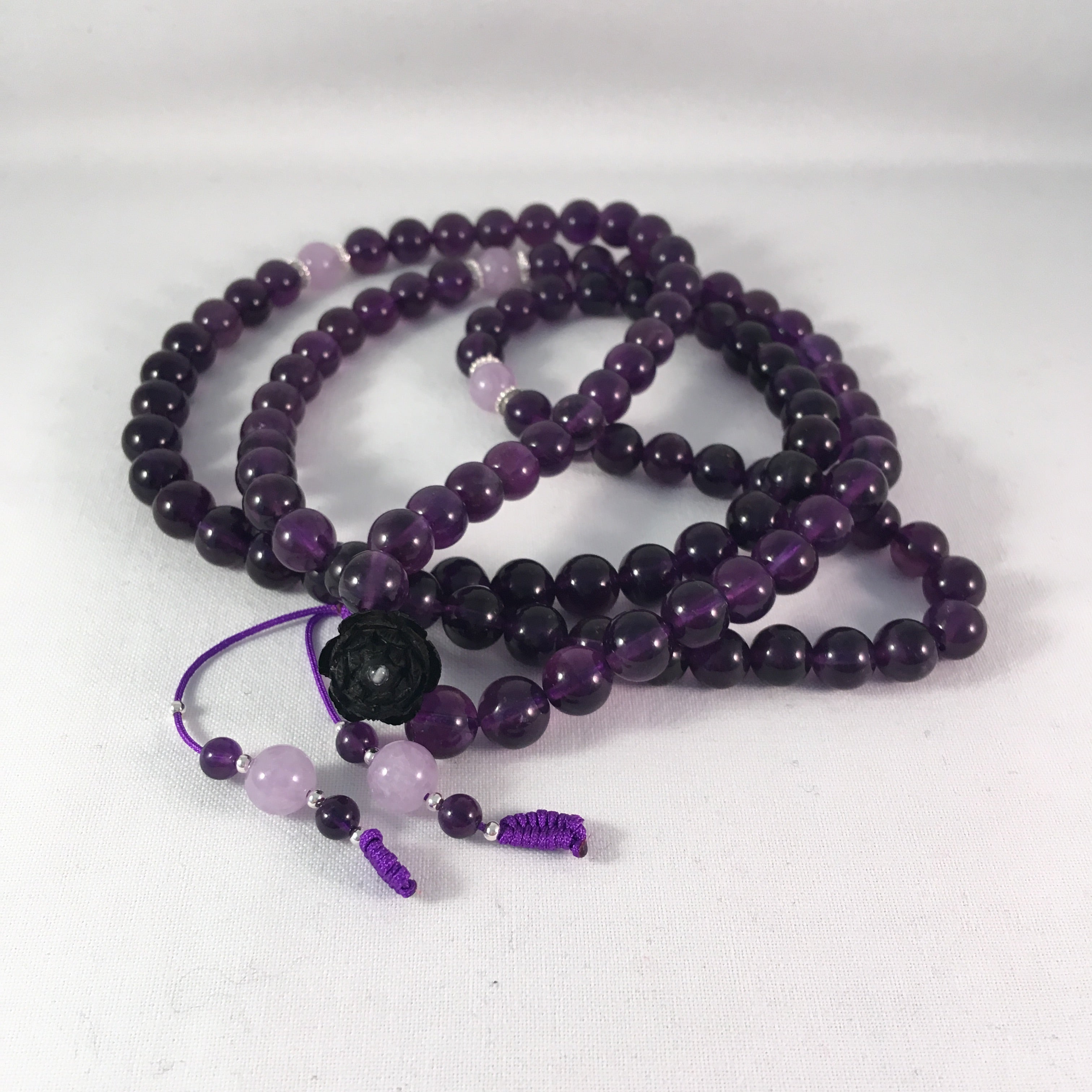 Amethyst Mala - High Quality by Sacred Treasures