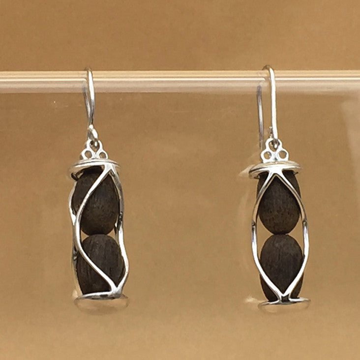 Pure Agarwood Jewellery Set - "Birdcage"