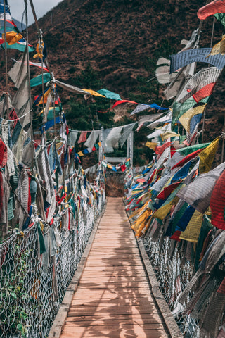 Prayer Flags - Tara Print