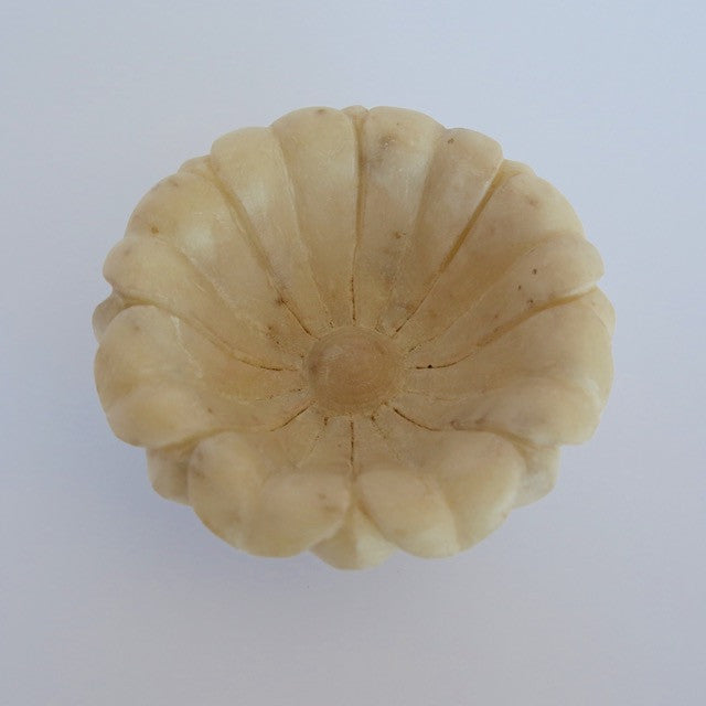 Small Marble Lotus Bowl
