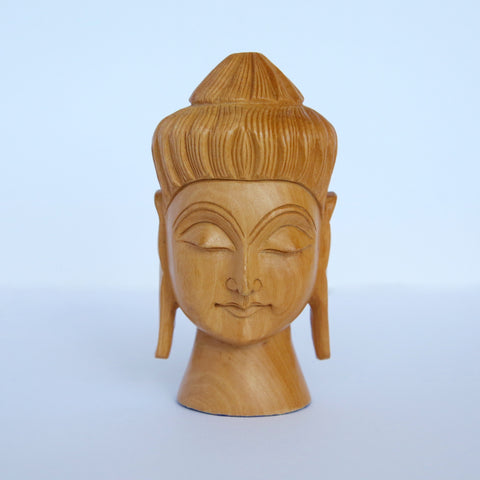 Wooden Thai Buddha Head
