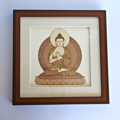 Wood Framed Buddha