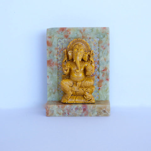 Stone Framed Ganesh