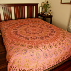 Rajasthani Mirror Style Bed Covers - Super King Size
