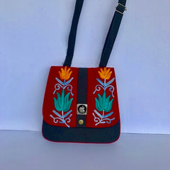 Embroidered Cross Body Bags