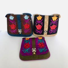 Embroidered Cross Body Bags