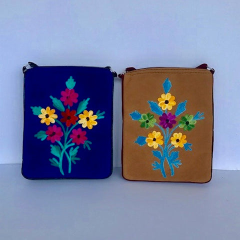 Embroidered Cross Body Bags