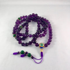 Amethyst Mala - High Quality by Sacred Treasures