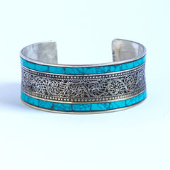 Wide-band Filigree Bracelets - Tibetan style