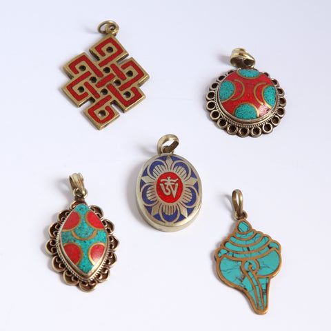 Tibetan Style Pendant (various)