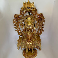 Maitraya 14 Inch Gold Statue