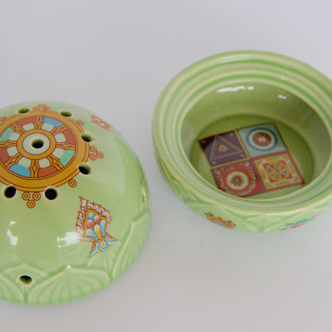 Ceramic Incense Burner - Round shape