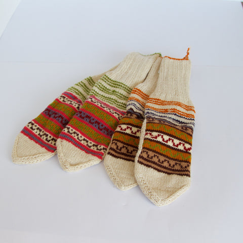 Himalayan Hand-Knitted Woollen Socks