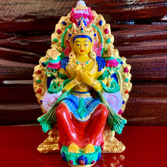 Various Colourful Resin Statues
