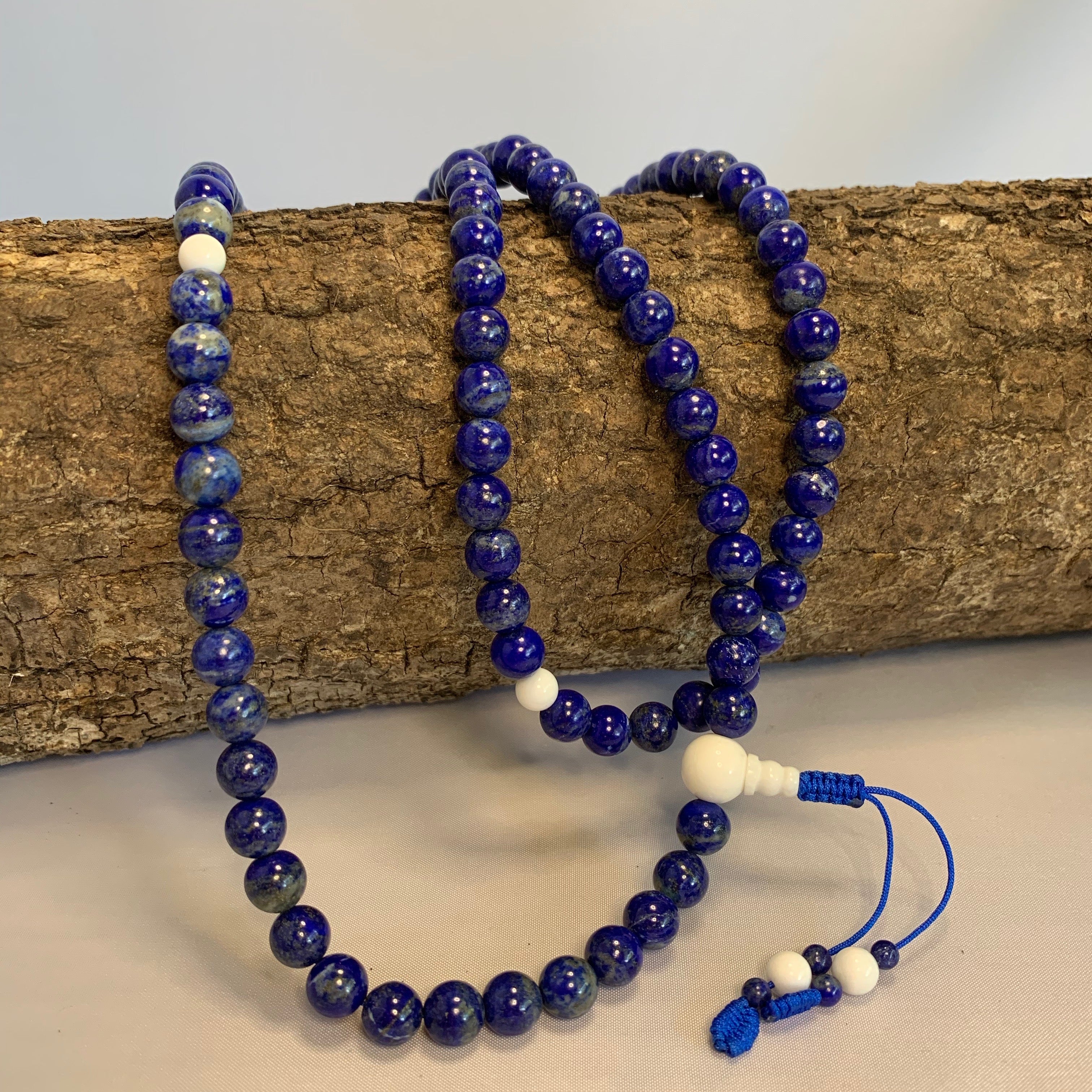 Lapus Lazuli Mala - High Quality by Sacred Treasures