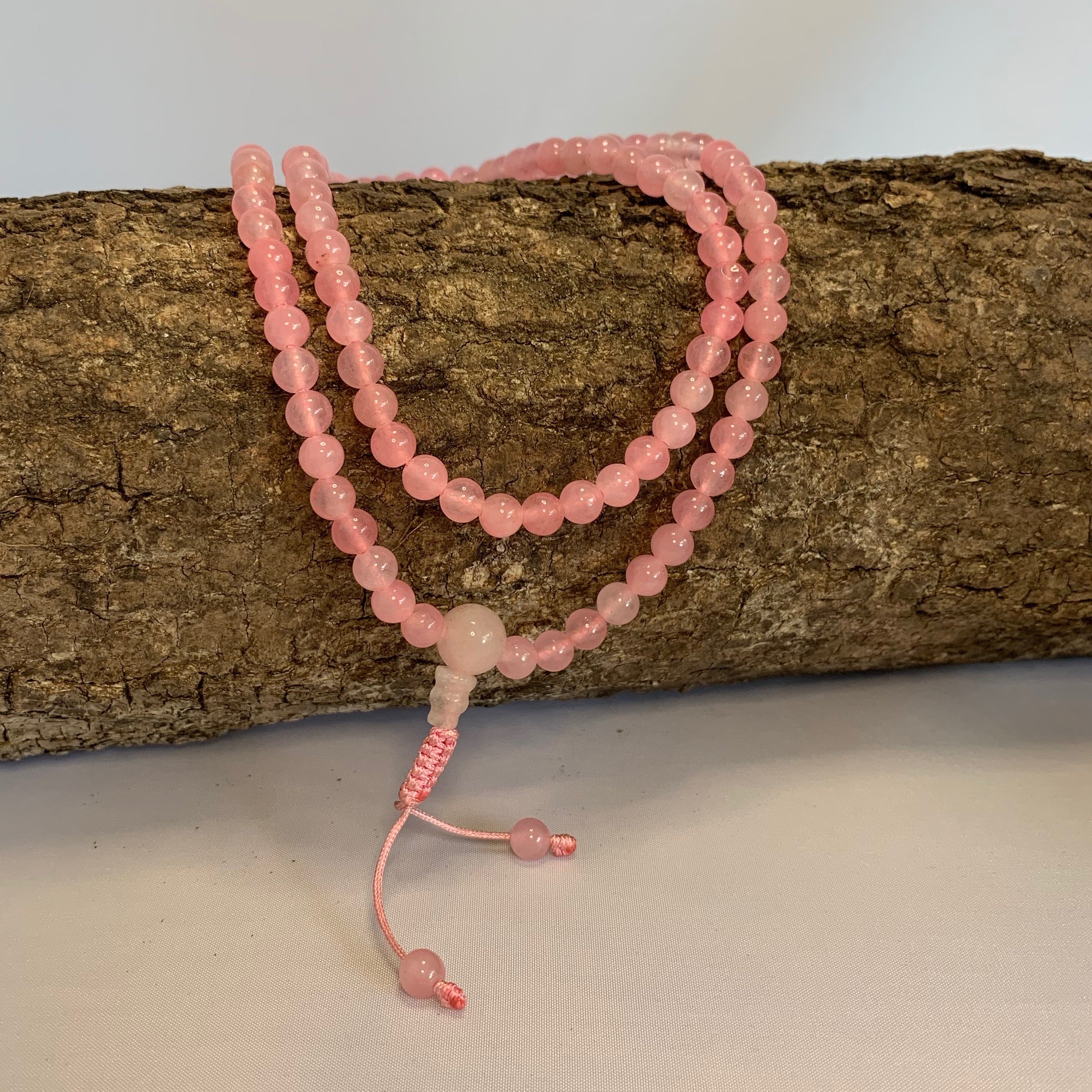 Rose Quartz Mala - 7mm