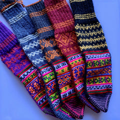 Himalayan Hand-Knitted Woollen Socks