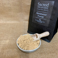 Sacred Treasures Sandal Heartwood (Santalum Album) Powder - 40gms