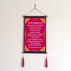 Wall Hangings - HH Dalai Lama Quotes - Large