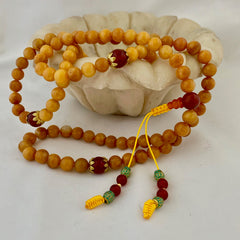 Sacred Treasures Yellow Jasper Mala